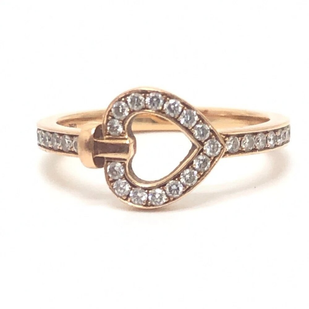 FRED 4B0969 Diamond Pretty Woman Jewelry accessories Ring K18 Pink Gold Gold